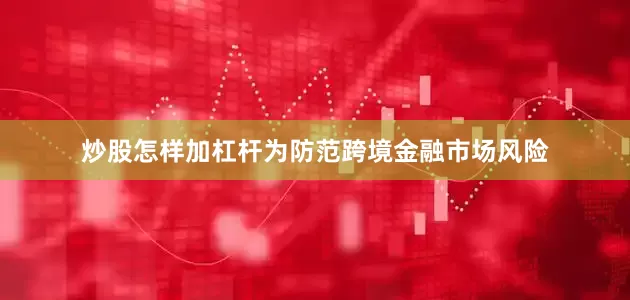 炒股怎样加杠杆为防范跨境金融市场风险